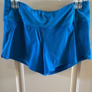 Lululemon Speed Up Mid-Rise Lined Shorts 4” - color: Bright Blue - size 6